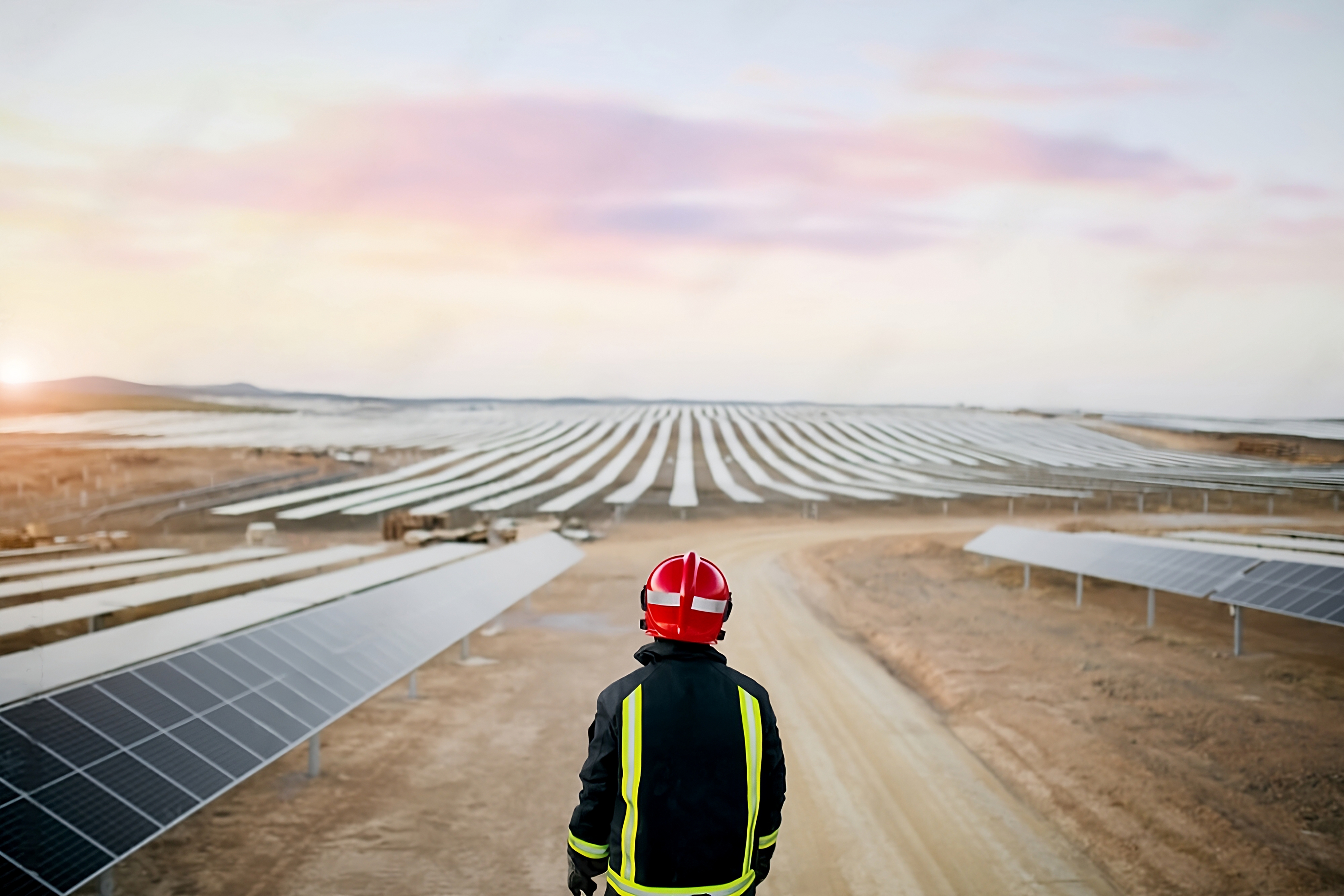 Picture of a solar farm